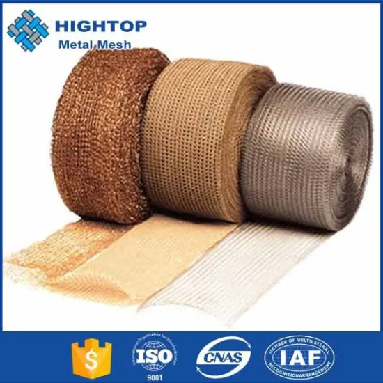 High quality corrugated Knitted wire mesh For Filter(ISO9001 factory)