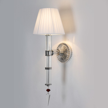 Modern Crystal K9 Luxury Wall Lamp and Table Lamp with Tassel Shade