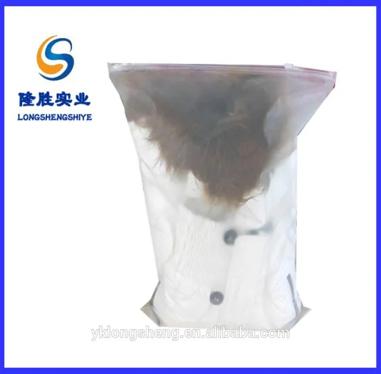 garment LDPE zipper poly bag