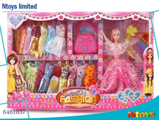 6461037 HOT SELLING BIG VINY DOLL SET WITH NICE DRESS FOR GIRL