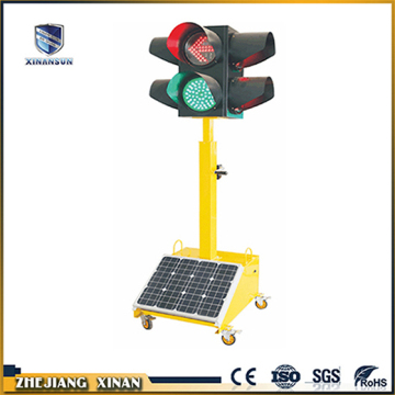 red green and yellow colors push signal light