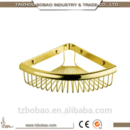 Antique Brass Bathroom Basket Gold Bathroom Storage Baskets Decorative Storage Baskets Corner Storage Basket Vintage Baskets