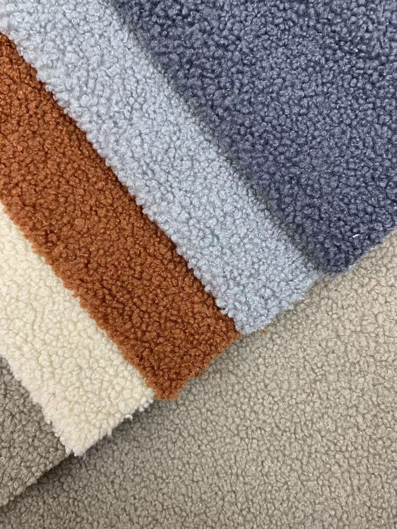 Soft Solid Color Sherpa Fabric