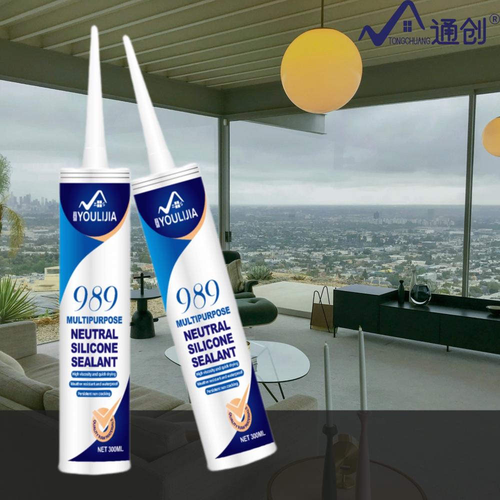 YLJ989 SILICONE Scellant Neutral Cure White White Silicone Scellant