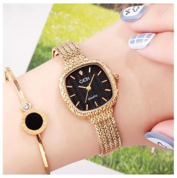 Brave Light Gedi Square Stainless Steel Mesh Women's Quartz Watch