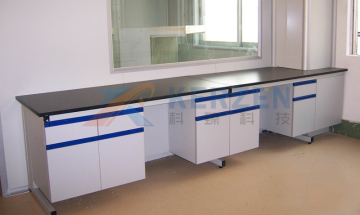 CE Certificate Steel Wood Structure Lab Bench Wall Stand