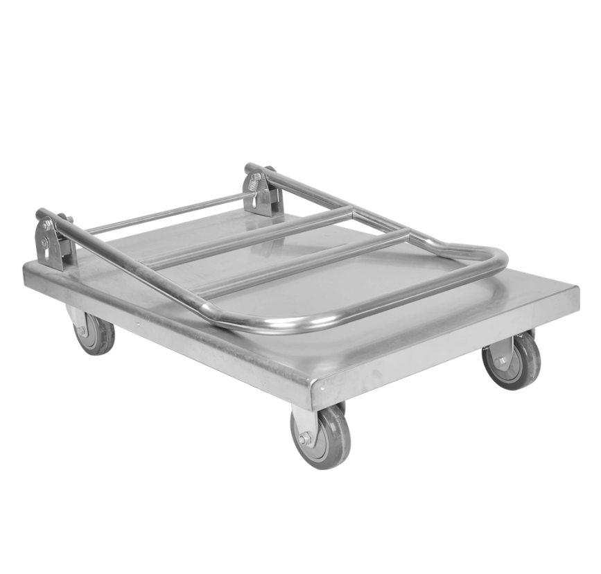 Stainless steel kitchen trolley