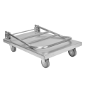 Stainless steel kitchen trolley