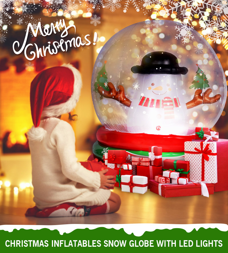 Customized inflatable Christmas crystal ball