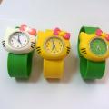 Cute Child Kids Silicone Cartoon Cat Wrist Watches