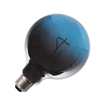 Blue Color Spiral LED Light Bulb with Soft Filament, 4W, E27/E12, 2200K/2700K Lumens