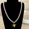 Elegant Vintage Pearl Beads Fashion Necklace for Women