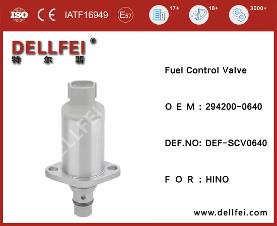 Diesel Fuel Scv Valve 294200-0640 for HINO