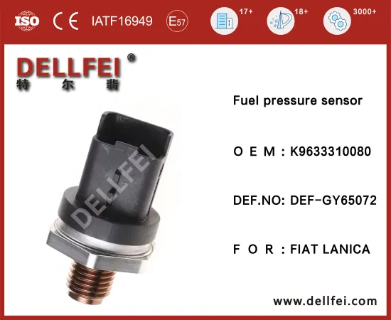 Fuel Rail Pressure Sensor K9633310080 for FIAT,LANICA