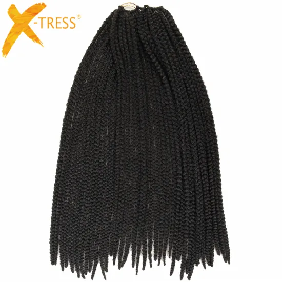 Wholesale Box Braid Hair Crochet Hair Extensions 24 inches Long Dark Brown #2 12 Strands Senegalese Twist Crochet Braiding Hair