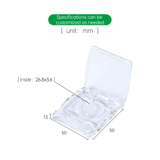 Well designed Cosmetic Plastic Eyeshadow Container