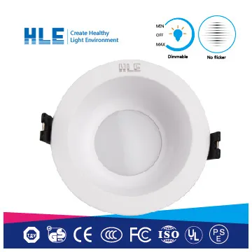 Optional CCT 2700k-6500k led light concave 5w