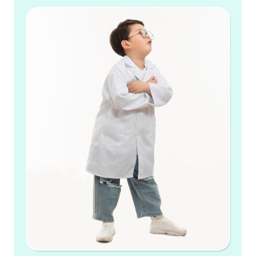 Children Protective White Coat for Safe Use