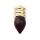 Ampoule de lampe naturelle Pavot Jaspe Cristal Pendentif Plaqué Or