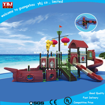 Hot selling latest color outdoor paradise playground plastic slide