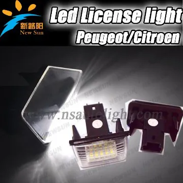 auto led tail lamp,Car special Bright Led License Number Plate Light