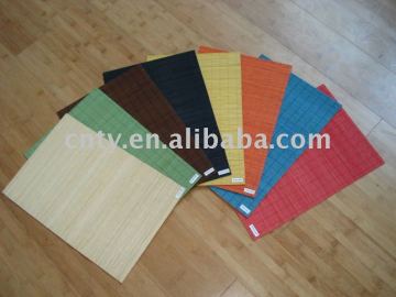 assorted bamboo dish mat