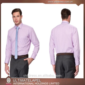 2015 wholesale hot sale 100% cotton purple striped shirt size xxxxxxl