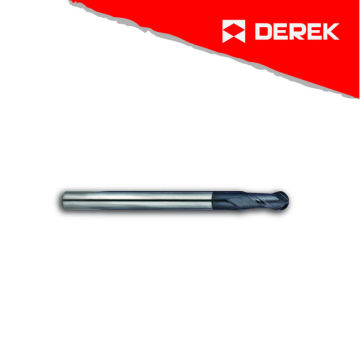 Carbide End Mill 2 Flutes Ball Nose Extra Length