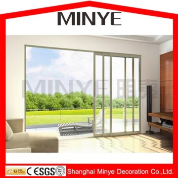 three tracks low track sliding door/aluminum low tracks patio door