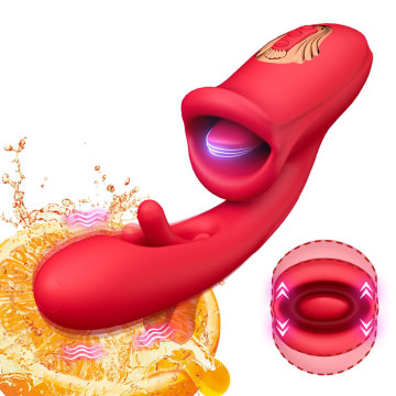 Vibrador de língua, brinquedo sexual, ponto G e clitóris