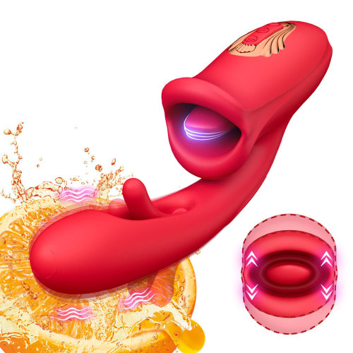 Vibrador de língua, brinquedo sexual, ponto G e clitóris