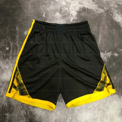 Basketball Team Club Training Shorts with Pockets, Custom Name and Michael Jordan Logo for Adults