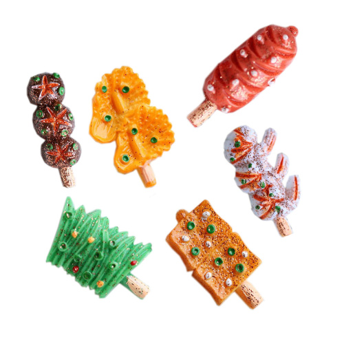 In the Summer Of Love Kawaii Simulation Food Kebab Flatback Resin Cabochons Scrapbooking For Table Ware Decoration