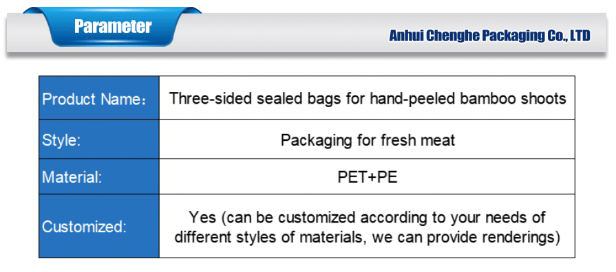 triple layer sealed food packaging