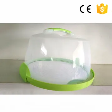 Customized logo clear clear plastic cake box for package cupcake boxes single