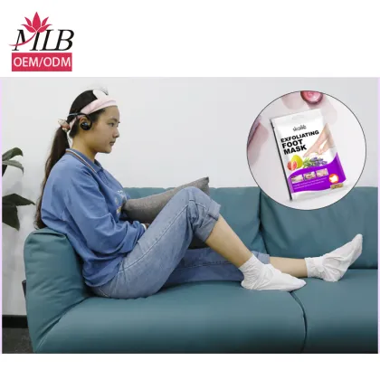 Nourishing Callus Foot Peel Off Mask - Private Label Milk Exfoliating Foot Peel Mask