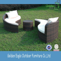 Thepa ea Kantle ea Rattan Sofa Set