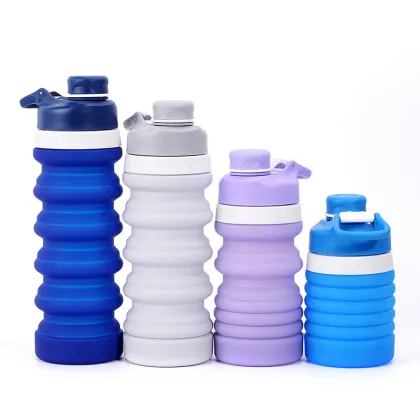 outdoor retractable water bottles | silicone water bottles