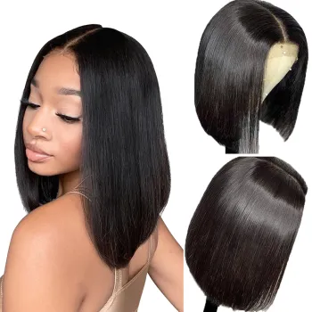 Ishow Highlight Bob Wig Lace Front Human Hair Wigs For Women Straight Colored Bob Lace Front Wigs Pre Plucked Ombre Short Wig