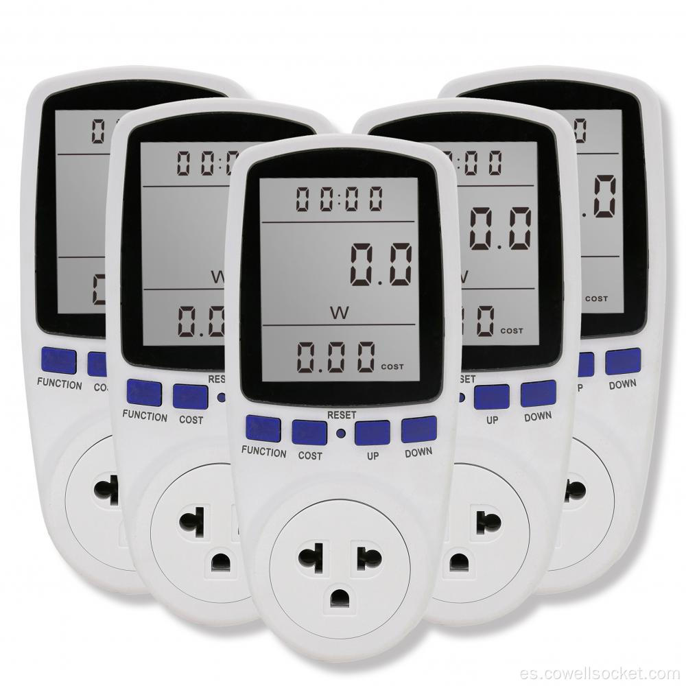 Medidor de energía del enchufe del monitor de energía eléctrica