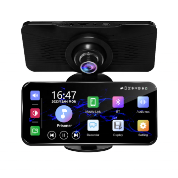 6.25\" 1080P HD ADAS CarPlay DVR Smart Dual Lens Dashcam 2K Car Audio System