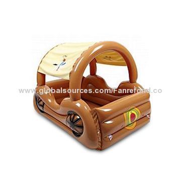 Inflatable car shape swimming pool