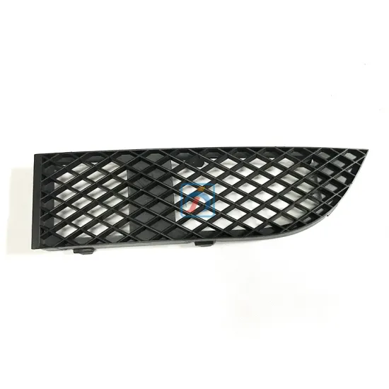 BMW 7 Series E66 Black Front Bumper Lower Grill Air Vent - Part Number 51117135563