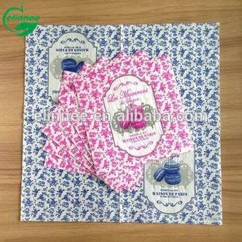 New premium tissue printed type napkin paper