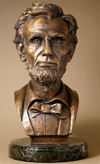 Lincoln Bronze Bust Artwork for Sale