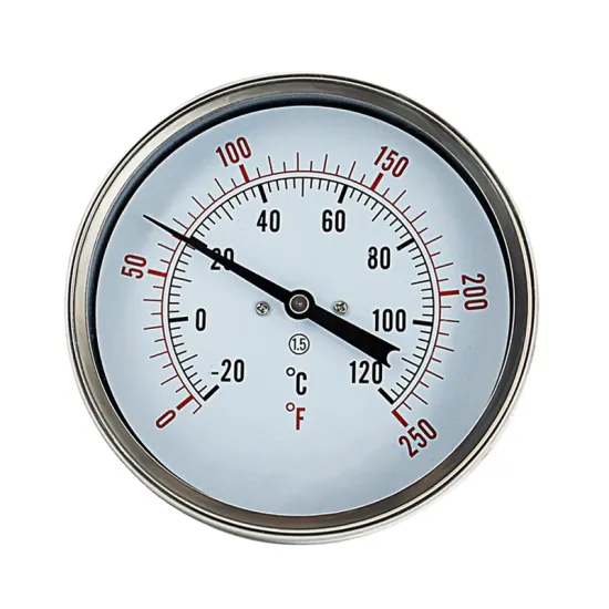 Connection NPT Stainless Steel Ring Thermometer