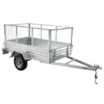 Car trailer/ farm factory trailer with cage