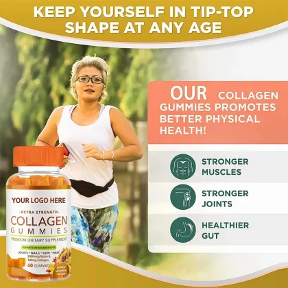 Marine Collagen Nails Skin Hair Collagen Gummies