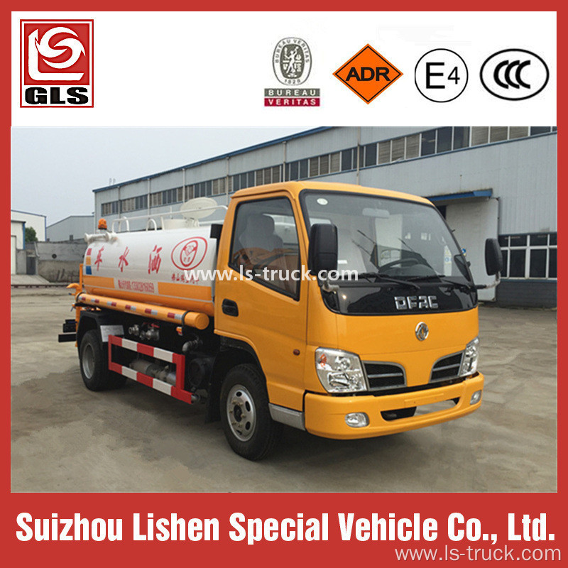 Light Truck DFAC 4m³ Water Tank Truck