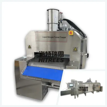 Cryogenic Freezer Cooling Tunnel Machine: IQF Liquid Nitrogen Quick Freezing Equipment